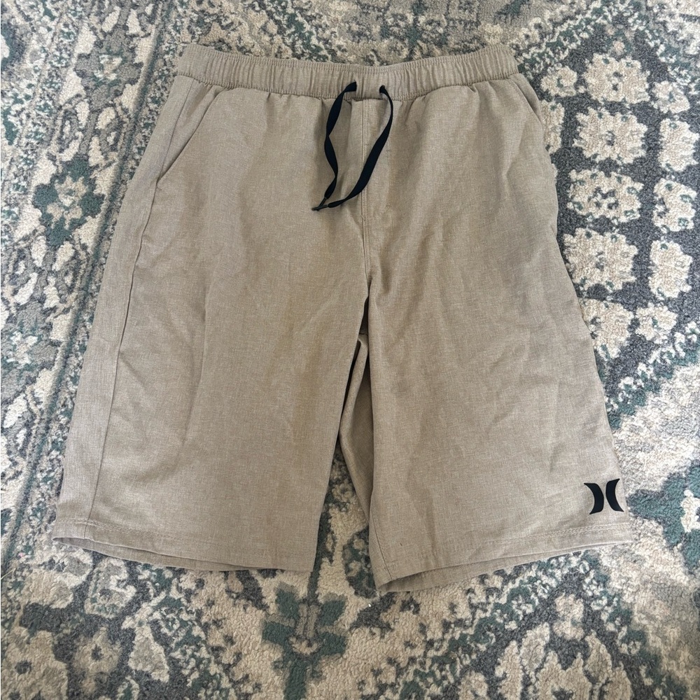 Hurley Teen Boy Beige Athletic Shorts